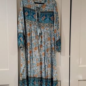 Boho midi dress
